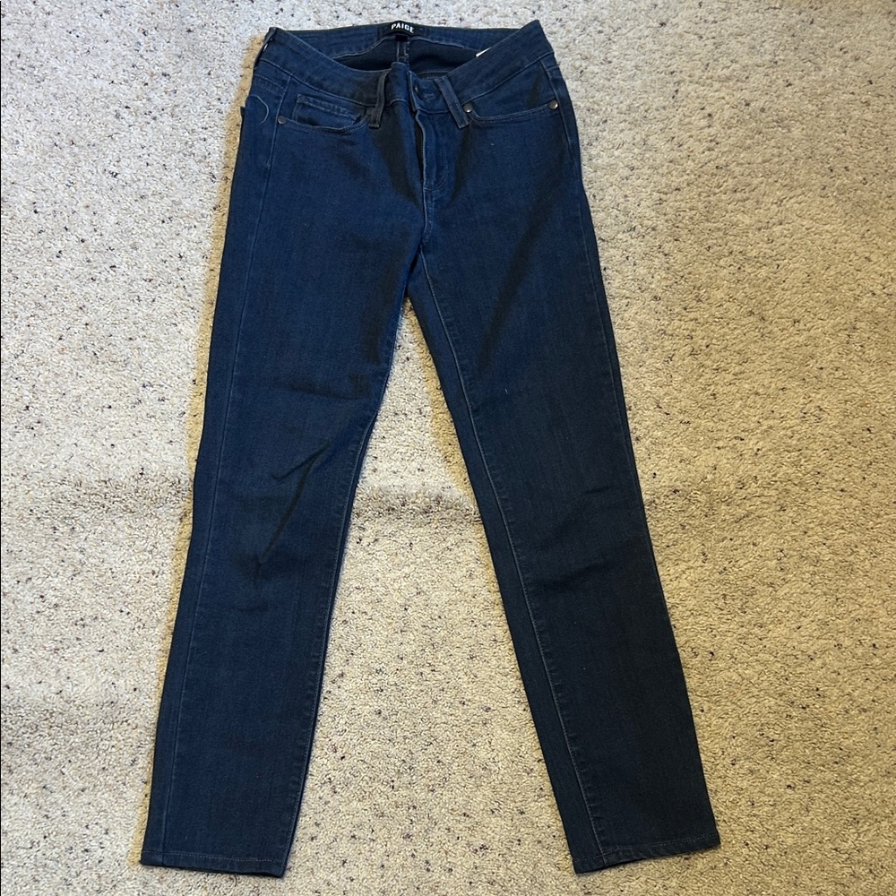 PAIGE Dark Blue Women Jeans